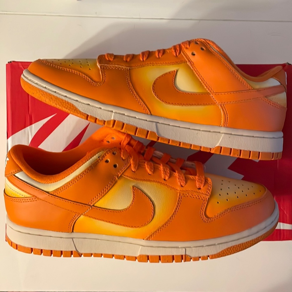 Magma Orange Nike Dunks (never worn)